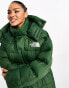 Фото #4 товара The North Face Acamarachi oversized long puffer coat in dark green Exclusive at ASOS