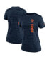 ფოტო #1 პროდუქტის Women's Navy Chicago Bears Velocity Performance T-Shirt