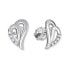 Heart earrings in white gold 239 001 00738 07