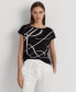 ფოტო #1 პროდუქტის Logo-Print Short-Sleeve Top