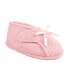 ფოტო #1 პროდუქტის Women's Micro Chenille Adjustable Bootie Slippers