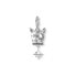 Фото #2 товара Thomas Sabo Charm-Anhänger Katze Sterling Silver Silber 1820-845-7