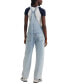 Фото #3 товара Women's Vintage-Style Cotton Denim Overalls