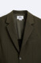 Фото #10 товара Костюмный пиджак из смесовой шерсти ZARA