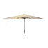 Пляжный зонт EDM Текстиль Светло-серый Железо