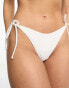 Hunkemoller belize mesh brazilian bikini brief in white weiß, 44 - фото #4