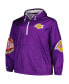 ფოტო #2 პროდუქტის Men's Purple Los Angeles Lakers Hardwood Classics Team OG 2.0 Anorak Hoodie Half-Zip Windbreaker Jacket