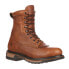 Фото #3 товара Rocky Original Ride Lacer Waterproof Round Toe Lace Up Mens Brown Casual Boots