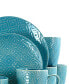 Фото #8 товара Посуда для ужина Elama Сапфир 16 предметов, роскошная керамика, набор на 4 персоны