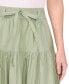 Women's Tie-Waist A-Line Midi Skirt