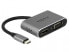 Фото #3 товара Delock 64074 - USB 3.2 Gen 1 (3.1 Gen 1) Type-C - 87 W - Grey - HDMI - USB 3.2 Gen 1 (3.1 Gen 1) Type-A - USB 3.2 Gen 1 (3.1 Gen 1) Type-C - VGA - Metal - China