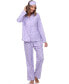 ფოტო #3 პროდუქტის Women's Pajama Set, 3-Piece