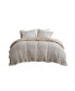Фото #4 товара Одеяло Clean Spaces mara с вафельным плетением 3-х предметный набор на душевую комнату, Король/Калифорния Кинг