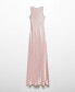 ფოტო #13 პროდუქტის Women's Open-Back Satin-Effect Dress