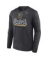 Men's Heather Charcoal Vegas Golden Knights 2023 Western Conference Champions Locker Room Long Sleeve T-shirt