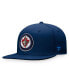 Фото #1 товара Men's Navy Winnipeg Jets Core Primary Logo Fitted Hat