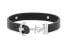 Фото #1 товара Black leather bracelet with anchor PH-MSC-SB