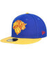 ფოტო #4 პროდუქტის Men's Blue New York Knicks Side Patch 59FIFTY Fitted Hat