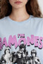 Фото #5 товара Ramones Oversize Fit Bisiklet Yaka Baskılı Kısa Kollu Tişört
