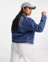 Фото #2 товара ONLY Curve denim jacket in mid blue wash