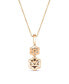 Фото #2 товара Chocolate Diamond® & Vanilla Diamonds® 18" Pendant Necklace (3/8 ct. t.w.) in 14k Rose, Yellow or White Gold