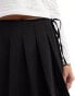 Фото #6 товара Miss Selfridge pleated wrap mini skort in black