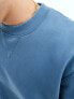 ASOS DESIGN heavyweight oversized sweatshirt in blue