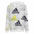 Фото #1 товара Толстовка с капюшоном унисекс Adidas Brand Love Белый