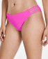 Фото #11 товара Juniors' Strappy-Side Hipster Bikini Bottoms, Created for Macy's