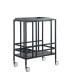 Фото #9 товара Ron Serving Bar Cart with Metal Frame and Casters