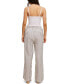 Striped Cotton Gauze Drawstring Pants