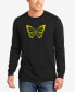 Фото #1 товара Men's Butterfly Word Art Long Sleeves T-shirt