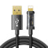 Фото #1 товара Kabel przewód do szybkiego ładowania iPhone USB - Lightning PD 20W 1.2m czarny