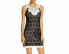 Фото #1 товара Karen Kane Crochet Trim Lace Sheath Dress Black Cream M