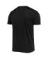 Men's Black Nebraska Huskers Team Wordmark Slash T-shirt