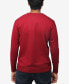 Фото #2 товара Men's Soft Stretch V-Neck Long Sleeve T-shirt