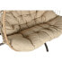 Фото #11 товара Подвесное садовое кресло Home ESPRIT Темно-коричневый Светло-коричневый Алюминий синтетический ротанг 130 x 61 x 117 cm