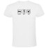 ფოტო #1 პროდუქტის KRUSKIS Sleep Eat And Ski short sleeve T-shirt