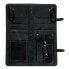 Zultan Leather Stick Bag Black