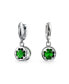 Фото #1 товара Серьги Bling Jewelry Celtic St Patrick's Clover Emerald Green