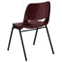 Фото #2 товара Hercules Series 880 Lb. Capacity Burgundy Ergonomic Shell Stack Chair