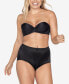 ფოტო #3 პროდუქტის Women's Light Tummy-Control Hi Cut Thong-Silhouette Panty 01214