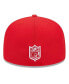 Фото #4 товара Men's Red Kansas City Chiefs Active Ballistic 59fifty Fitted Hat