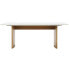 Centre Table Home ESPRIT Marble Mango wood 120 x 70 x 45 cm