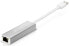 j5create JUE130 USB™ 3.0 Gigabit Ethernet Adapter - Silver and White - Wired - USB - Ethernet - 1000 Mbit/s - Silver - White