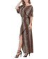 Фото #3 товара Платье макси с разрезом у горловины 24seven Comfort Apparel