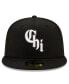 Головной убор New Era мужской черный Chicago White Sox 2021 City Connect 59FIFTY Fitted Hat Черный, 7 - фото #3