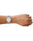 Фото #5 товара Women's Soho D Three-Hand Silver-Tone Stainless Steel Watch 34mm