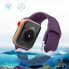 Silikonowy pasek do zegarka Apple Watch 2-9/SE 38/40/41mm Silicone Strap APS czerwony