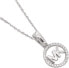 Silver necklace with glitter pendant MKC1108AN040 (chain, pendant)